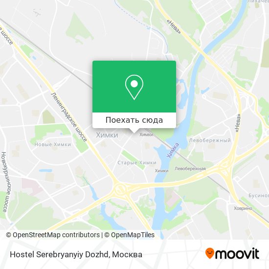 Карта Hostel Serebryanyiy Dozhd
