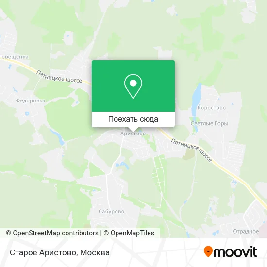 Карта Старое Аристово