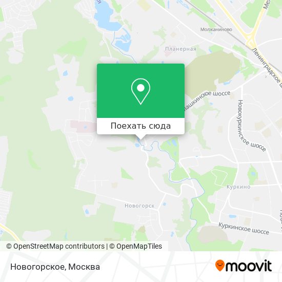 Карта Новогорское