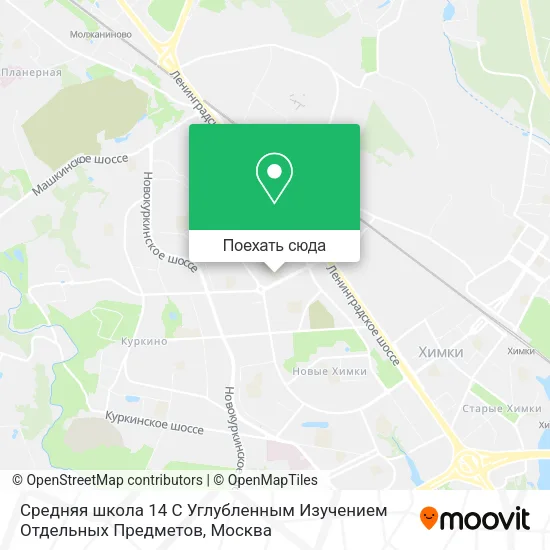 Карта Средняя школа 14 С Углубленным Изучением Отдельных Предметов