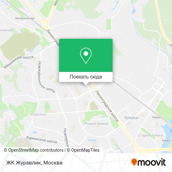 Карта ЖК Журавлик