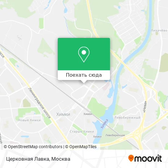 Карта Церковная Лавка