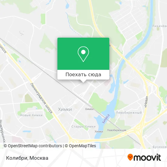 Карта Колибри