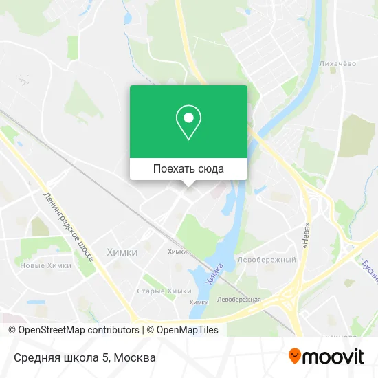 Карта Средняя школа 5