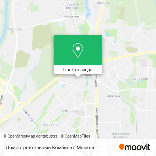 Карта Домостроительный Комбинат