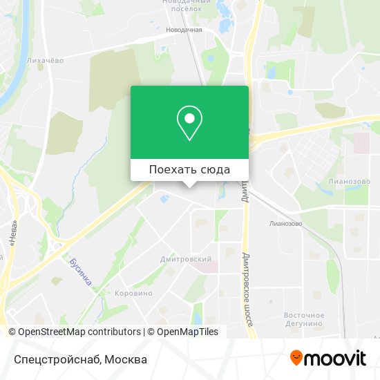 Карта Спецстройснаб
