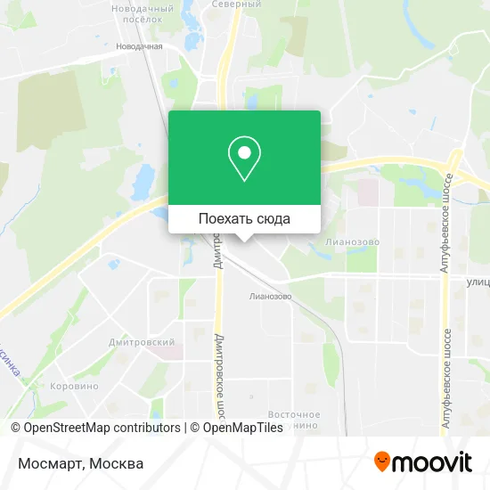 Карта Мосмарт
