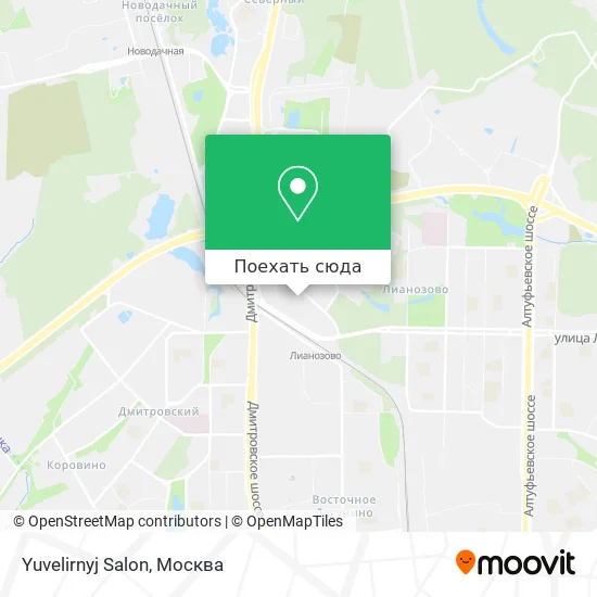 Карта Yuvelirnyj Salon