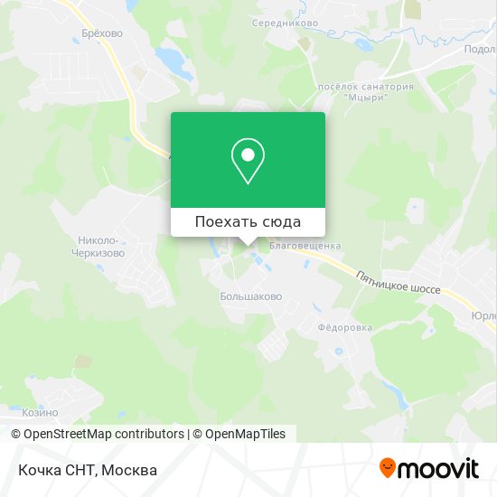 Карта Кочка СНТ
