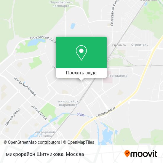 Карта микрорайон Шитникова