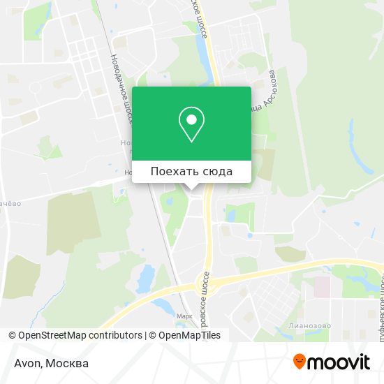Карта Avon