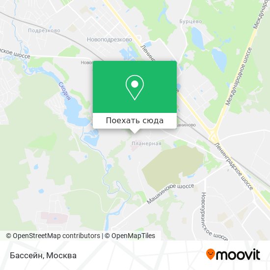 Карта Бассейн