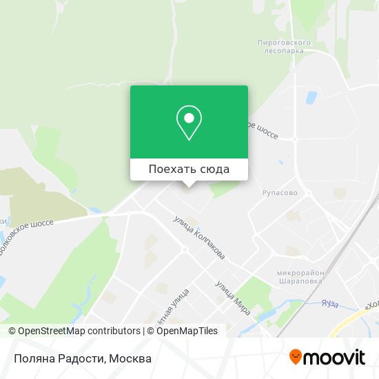 Карта Поляна Радости