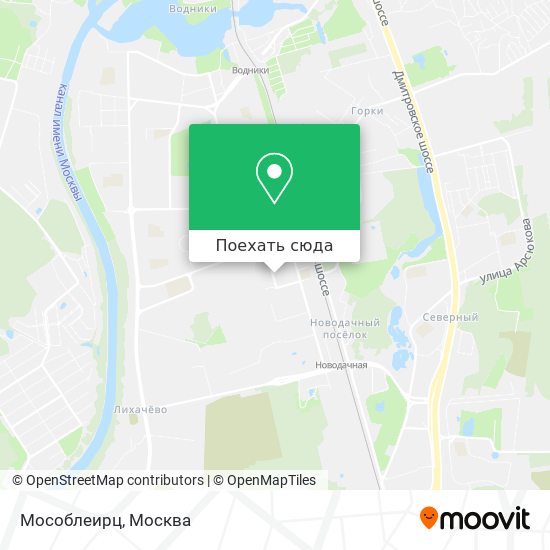 Карта Мособлеирц