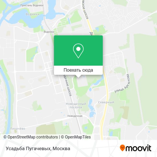 Карта Усадьба Пугачевых
