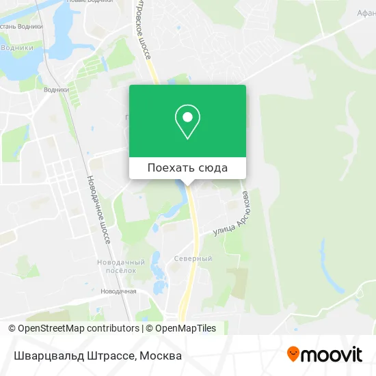 Карта Шварцвальд Штрассе