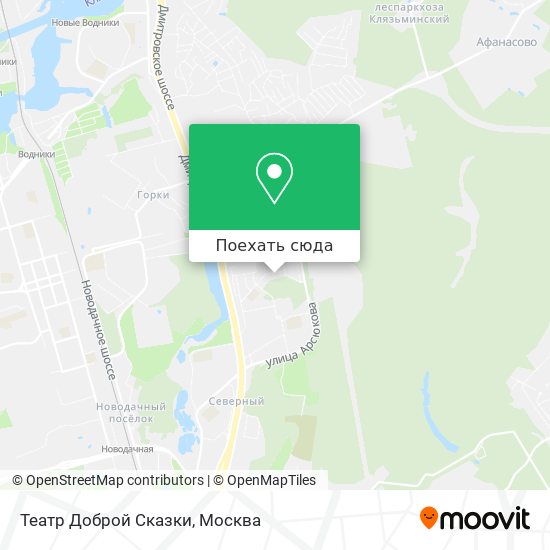Карта Театр Доброй Сказки