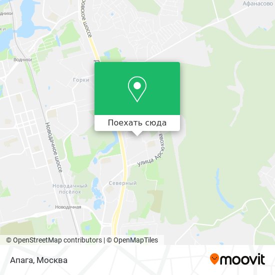 Карта Апага