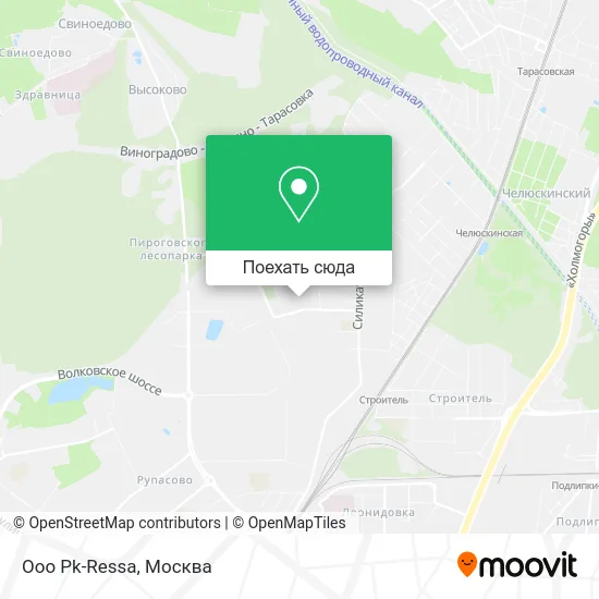 Карта Ooo Pk-Ressa