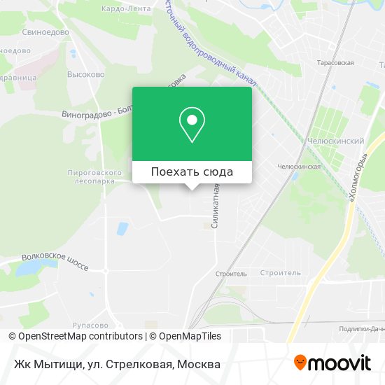 Карта Жк Мытищи, ул. Стрелковая