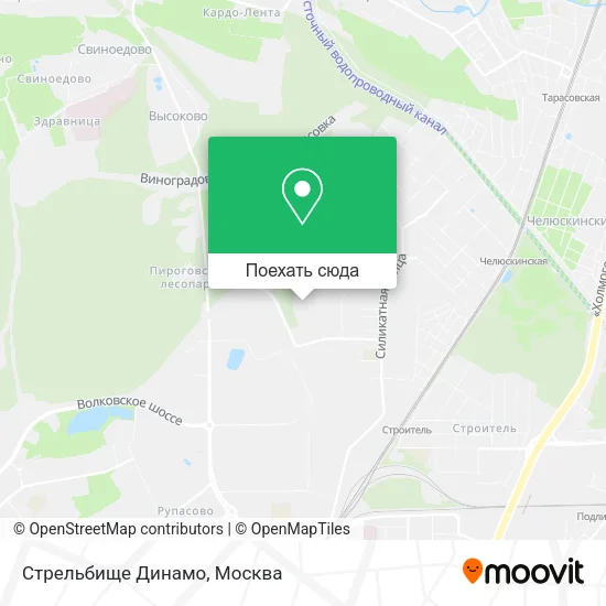 Карта Стрельбище Динамо