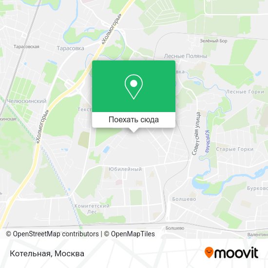 Карта Котельная