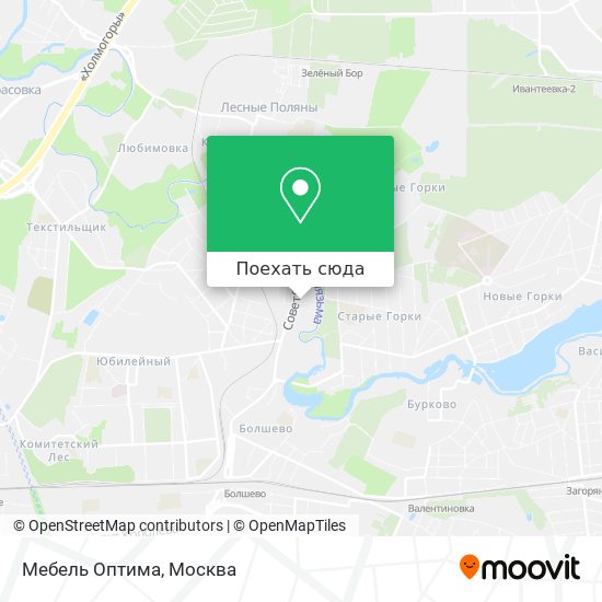 Карта Мебель Оптима