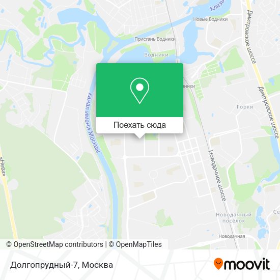 Карта Долгопрудный-7
