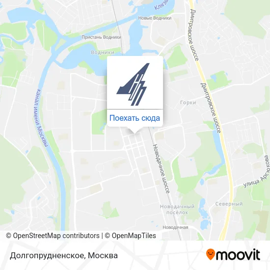 Карта Долгопрудненское