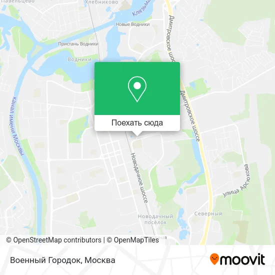 Карта Военный Городок