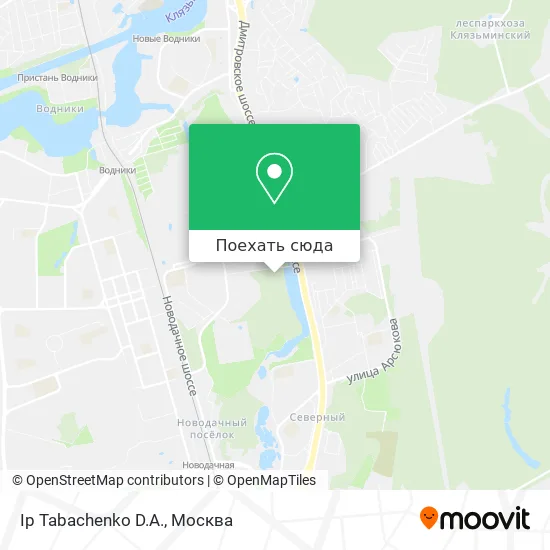 Карта Ip Tabachenko D.A.