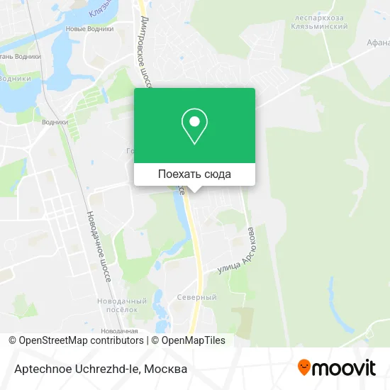 Карта Aptechnoe Uchrezhd-Ie