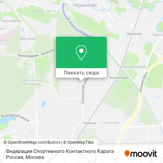 Карта Федерация Спортивного Контактного Каратэ России