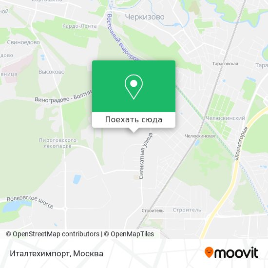 Карта Италтехимпорт