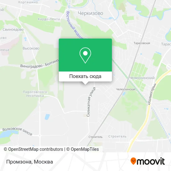 Карта Промзона