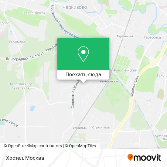 Карта Хостел