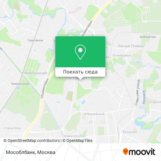 Карта Мособлбанк