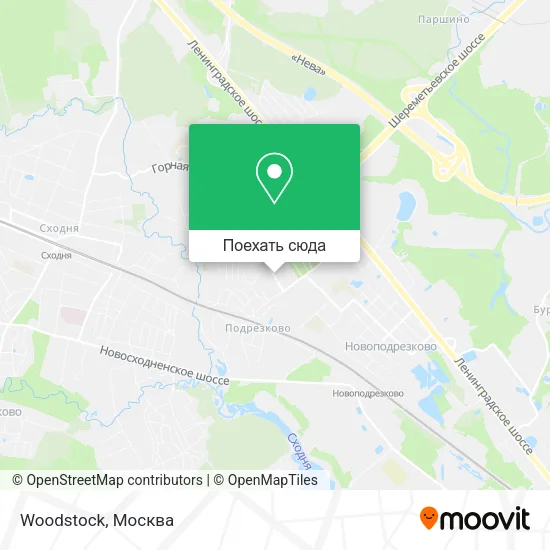 Карта Woodstock