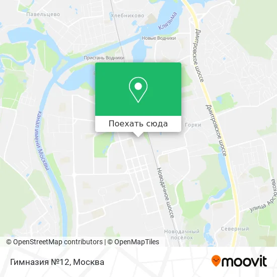 Карта Гимназия №12