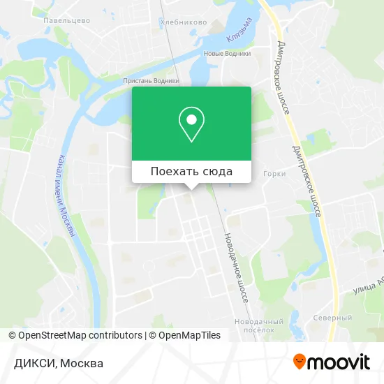 Карта ДИКСИ