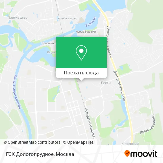 Карта ГСК Дологопрудное