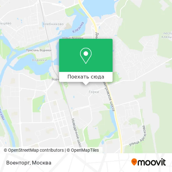 Карта Военторг