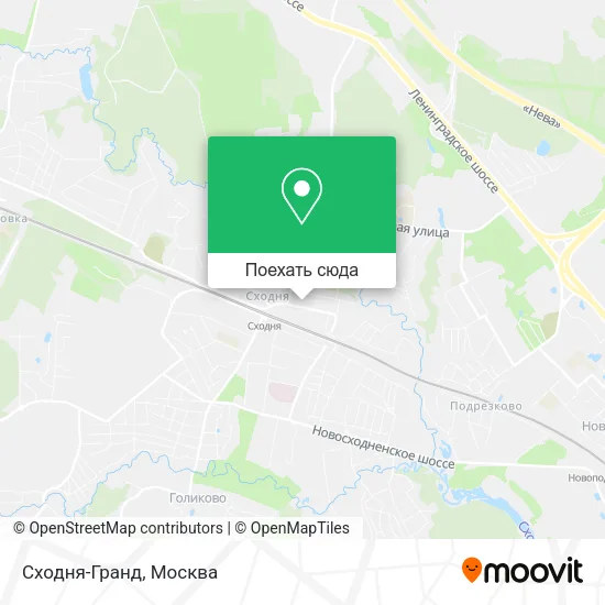 Карта Сходня-Гранд