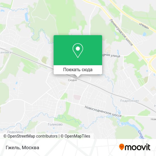 Карта Гжель