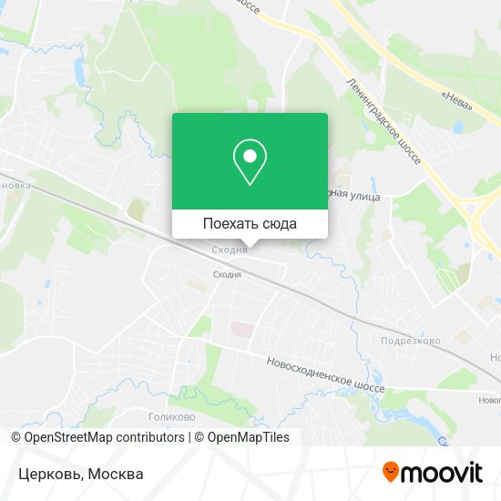 Карта Церковь