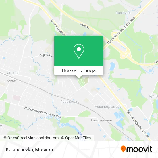 Карта Kalanchevka