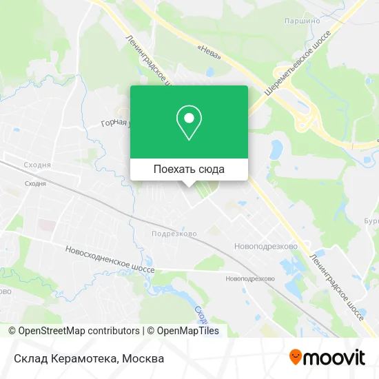 Карта Склад Керамотека