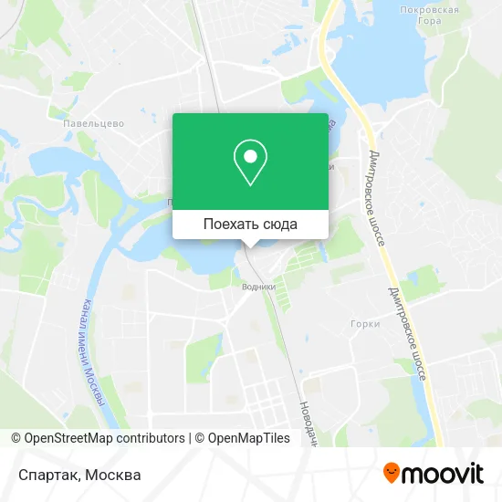 Карта Спартак