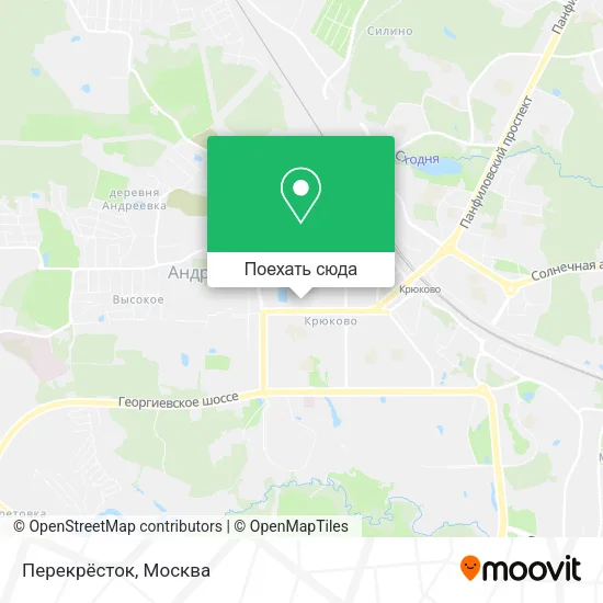 Карта Перекрёсток