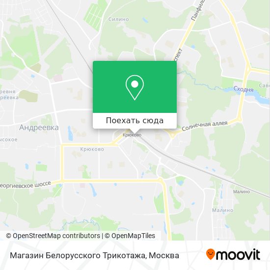 Карта Магазин Белорусского Трикотажа